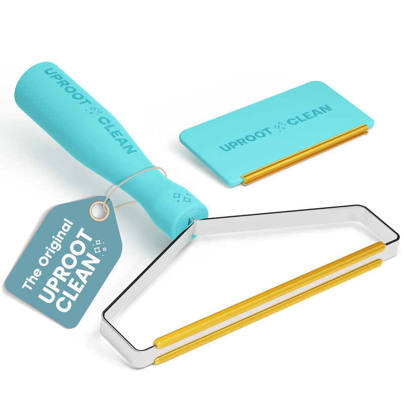 Uproot Cleaner Pro Pet Hair Remover & Mini - Dog Hair Remover Multi Fabric Edge & Carpet Scraper - Cat Hair Remover for Couch, Pet Towers & Car Detailing - The Hairy-Situation Survival Kit! Pro & Mini - PawsPlanet Australia