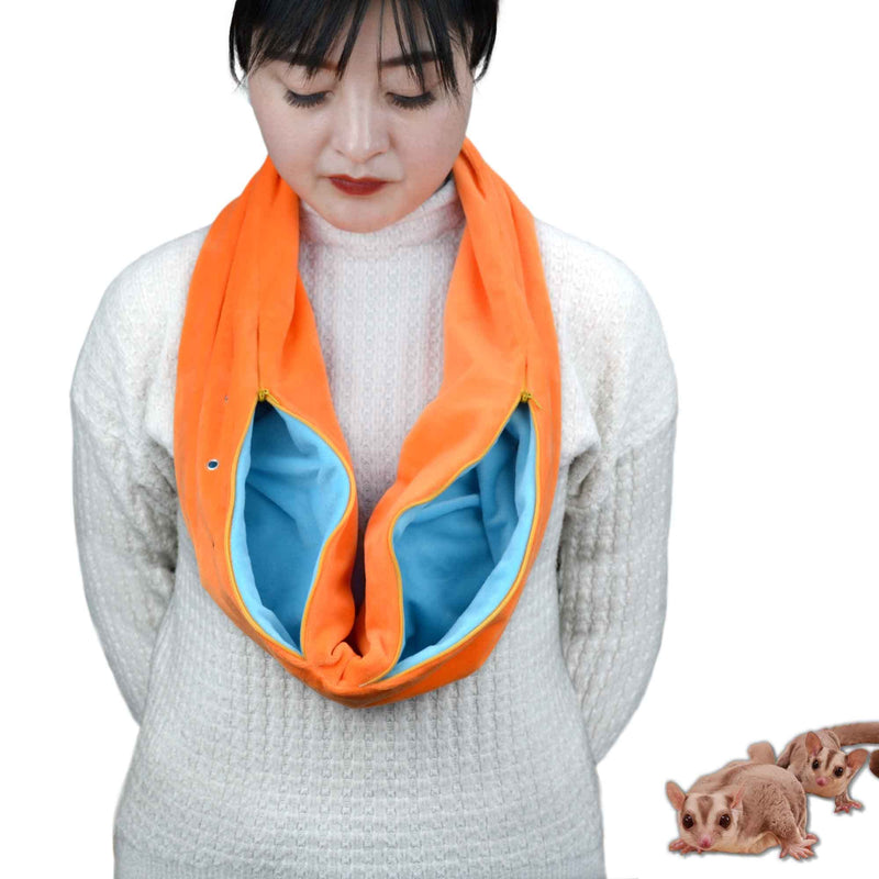 Sugar Glider Bonding Scarf Carry Pouch Travel Sling Carrier for Sugar Glider Hedgehogs Guinea Pigs Ferrets Anti-Anxiety Interactive Play Pouch - PawsPlanet Australia