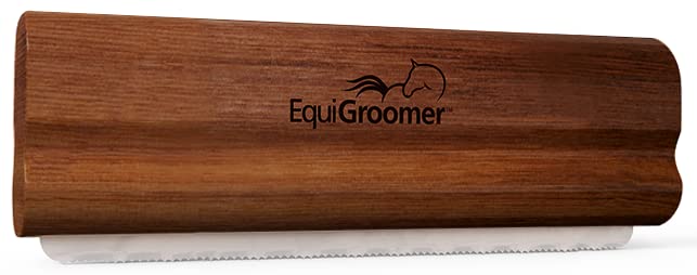 EasyGroomer Deshedding Brush for Dogs & Cats – Undercoat Grooming Tool for Short & Long Hair, Removes Loose Fur & Dirt, Reduces Shedding for Small & Large Pets, Mahogany 5 Inch - PawsPlanet Australia