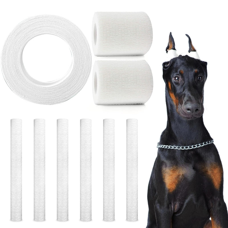 Doberman Ear Posting Kit, Dog Ear Cropping Dog Ear Stand up Care Tape Kit for Doberman Pinscher Dogs - PawsPlanet Australia
