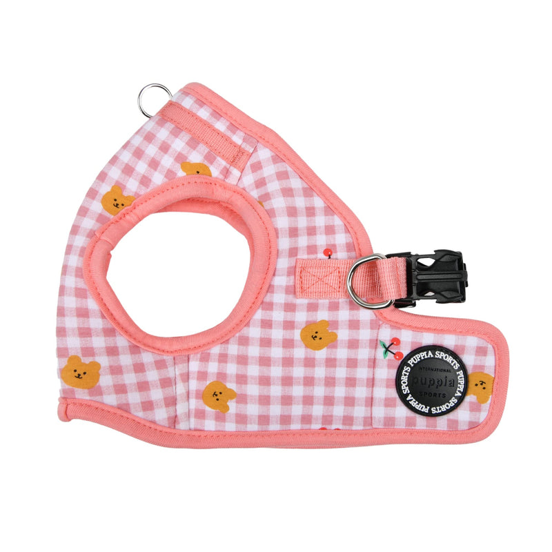 Puppia Spring and Summer Fashion Step-in Vest Dog Harness, Indian Pink_Baba, Medium - PawsPlanet Australia