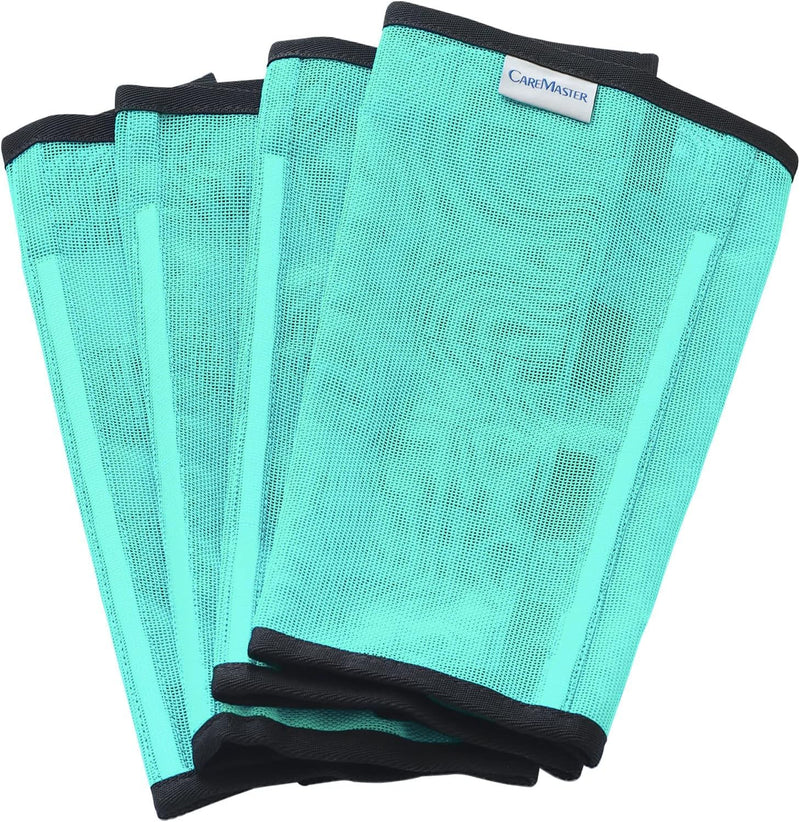Fine Mesh Fly Boots Loose Fitting & Non-Slip Horse Fly Leggings No More Horsefly Nuisance Greatly Reduce Stomping Breathable with Natural Air Flow (Set of 4) Mint Large - PawsPlanet Australia