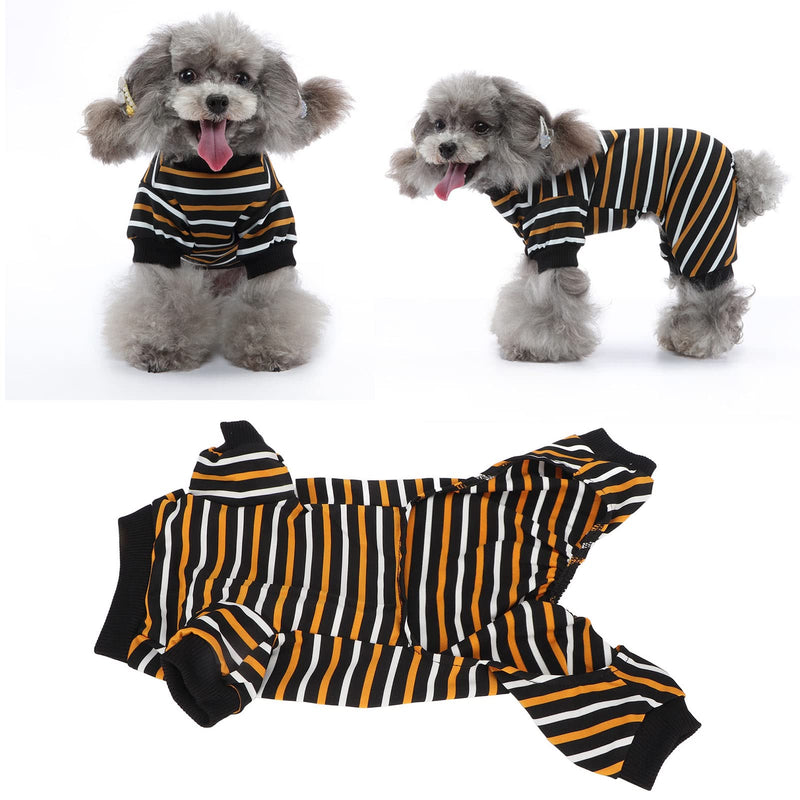 Pssopp Dog Clothes Dog Pajamas Dog Onesie Surgery Recovery Suit Doggie Casual Jumpsuit for Shedding, Allergy, Anti Licking, Wound, Cone Alternative (M) Medium - PawsPlanet Australia