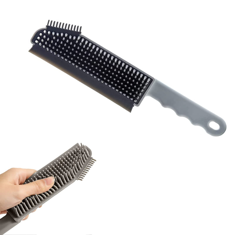Pet Hair Removal Brush, Pet Hair Remover, 3 in 1 Mirror Cleaning Brush with Scratch Free Rubber Bristles and Handle, Ideal for Cars, Seats, Sofa, Carpets, yard, Removes Hair from Surfaces - PawsPlanet Australia