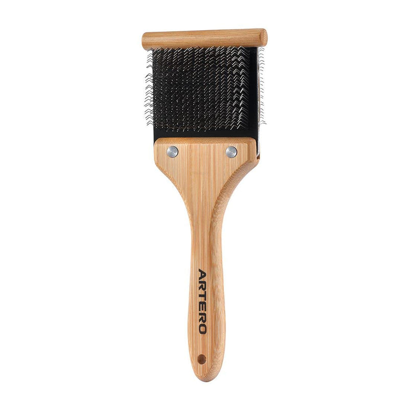 Artero Double Flexible Brush (2 in 1) (M - Nature Collection) M - Nature Collection - PawsPlanet Australia