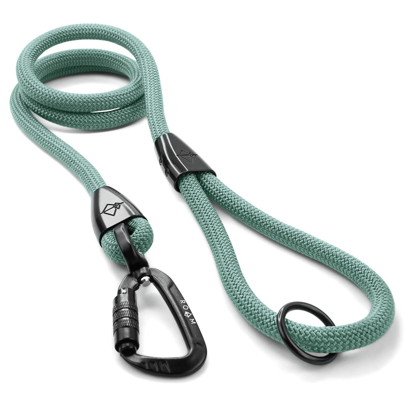 MADE TO ROAM Premium Explorer Leash - Climbing Rope Leash with Autolocking Aviation Aluminum Carabiner - Florida Seaside, 6ft 6 Feet - PawsPlanet Australia