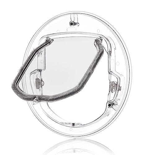 Cat Door for Glass Door,Window Cat Flap Transparent Thin Frame,Cat Door for Flap to Fit in Glass,4 Way Locking Cat Doors,Youthink Small Pet Door for Cats,Small Dogs,Puppy - PawsPlanet Australia
