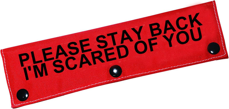Funny Dog Leash Sleeve Please Stay Back I'm Scared of You Dog Leash Wrap Sleeve Pet Birthday Gift (I'm Scared of You-Sleeve) I'm Scared Of You-Sleeve - PawsPlanet Australia