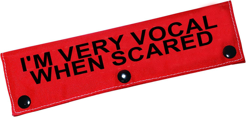 Funny Dog Leash Sleeve I'm Very Vocal When Scared Dog Leash Wrap Sleeve Pet Birthday Gift (I'm Very Vocal-Sleeve) I'm Very Vocal-Sleeve - PawsPlanet Australia