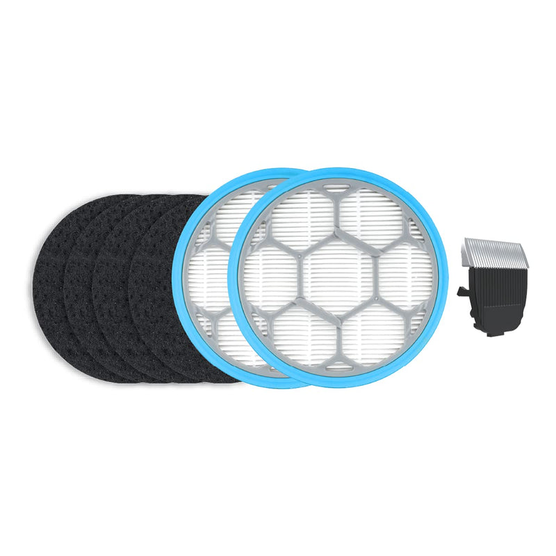 furMe Grooming Vacuum HEPA Filters & Sponge Debris Filters & AirClipper Blade Replacement Pack Compatible with Grooming Vacuum Kit Model FM-01 - PawsPlanet Australia