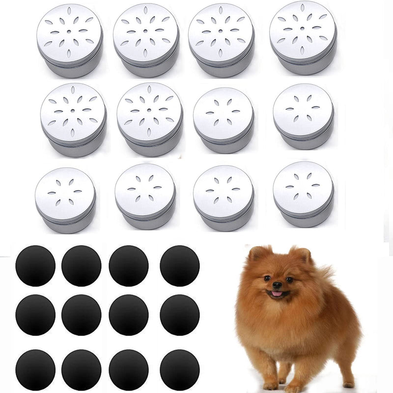 Magnetic Dog skent Work tins 12 Pack,Magnetic Dog Scent Training Box,Dog Nose Work containers (6pcs L+6pcs S) - PawsPlanet Australia