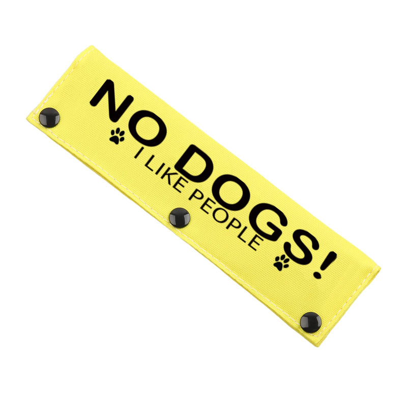 JXGZSO No Dogs I Like People Reactive Puppy Leash Wrap Give Me Space Dog Leash Wrap Rescue Dog Lead Cover (I Like People DLS) I LIKE PEOPLE DLS - PawsPlanet Australia
