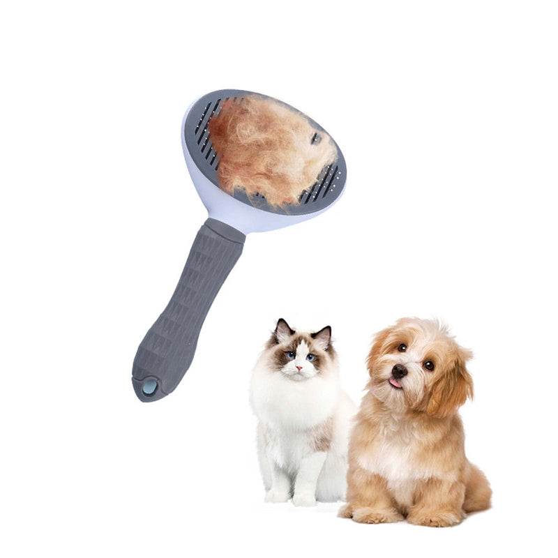 Cat Brush Dog Brush for Grooming - Cat Hair Comb for Shedding, Pet Self Cleaning Slicker Brush LRHINETAR - PawsPlanet Australia