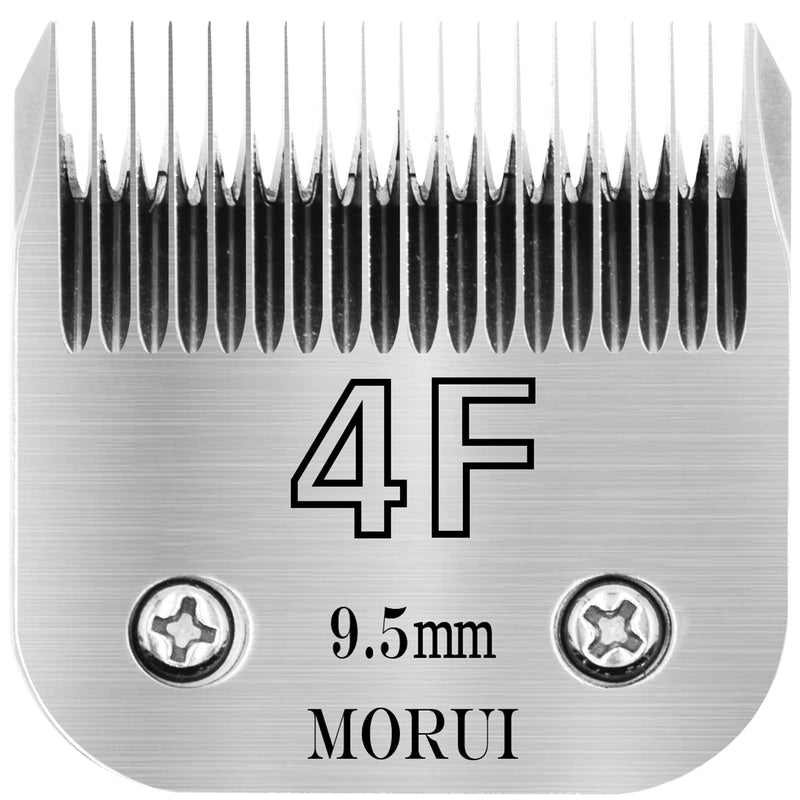 4F Cut Length 3/8"(9.5mm) Detachable Pet Dog Clipper Blades UltraEdge Series Clipper Blades for Dog Grooming Compatible with Most Andis,Oster A5 Wahl KM Series Clippers 4F 9.5mm - PawsPlanet Australia