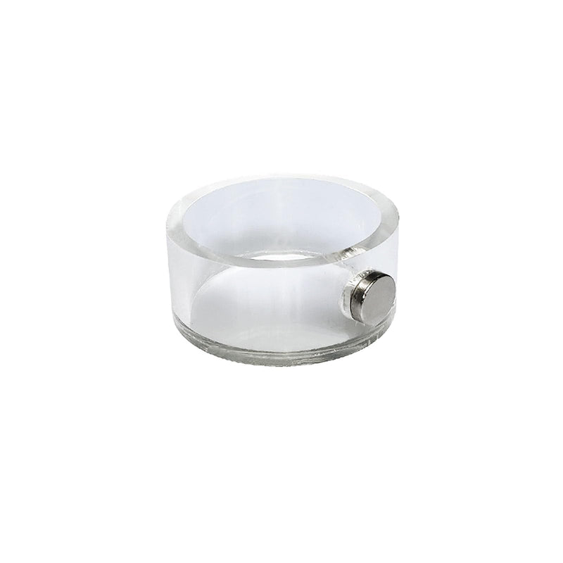 Jumping Spider Feeding Dish, Magnetic Tiny Food Dishes Water Dish for Jumping Spider, Tarantula and Other Small Pets,Transparent 1 - PawsPlanet Australia