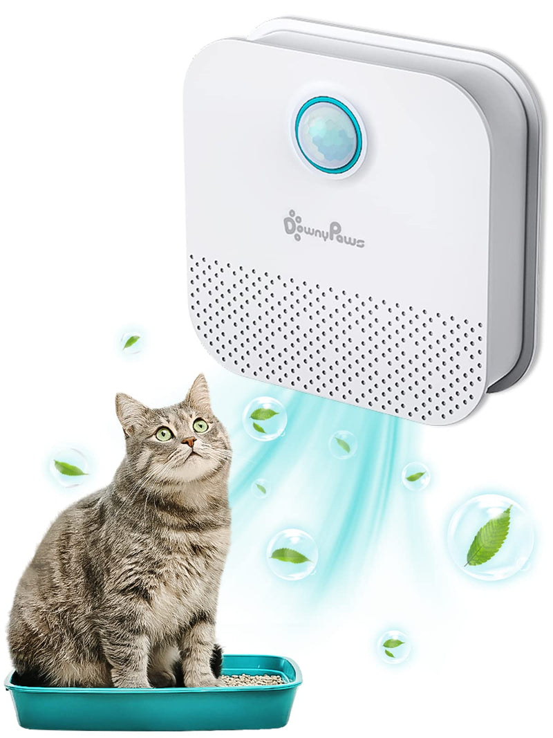 DownyPaws Cat Litter Deodorizer, Rechargeable 4000 mAh Odor Eliminator Cat Litter Box, Dust-Free, 14-Day Battery Life, No Consumables - PawsPlanet Australia