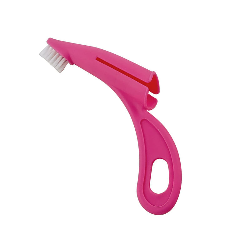 Dog Toothbrush, Tooth Brushing Kit for Dog Teeth Cleaning - Dental Care for Puppies, Cats & Small Pets, Nylon Remove Ergonomic Dog Finger Toothbrush (Red) - PawsPlanet Australia