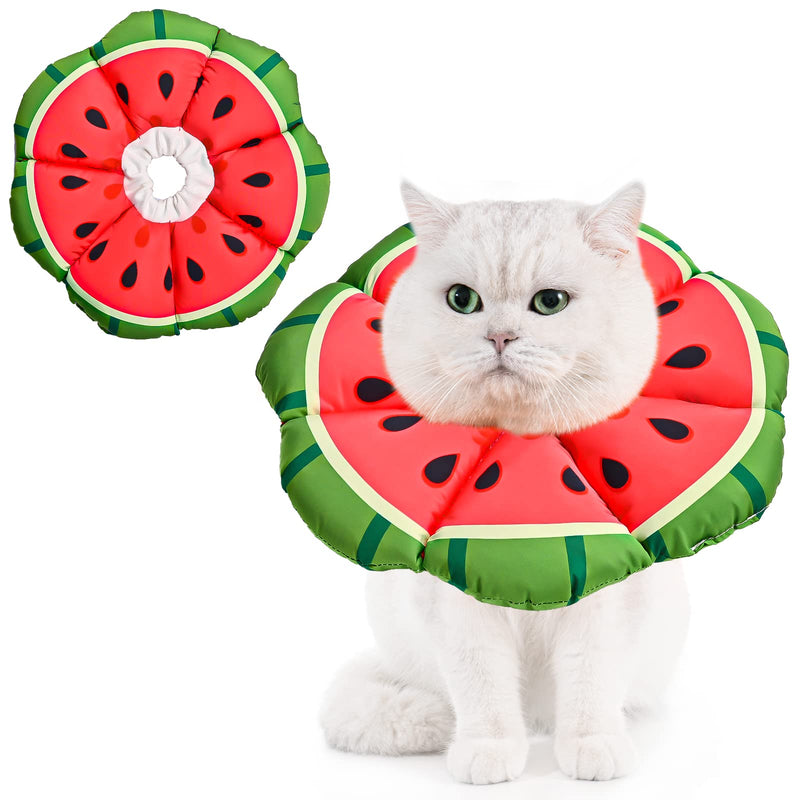 Avont Cat Cone Collar Soft, Adjustable Recovery E Collar Alternative for Cats Kittens Puppies, Elizabethan Neck Cone of Shame to Prevent Licking Biting After Surgery Protect Wounds -Melon(M) Melon Medium (6.6-11lb) - PawsPlanet Australia