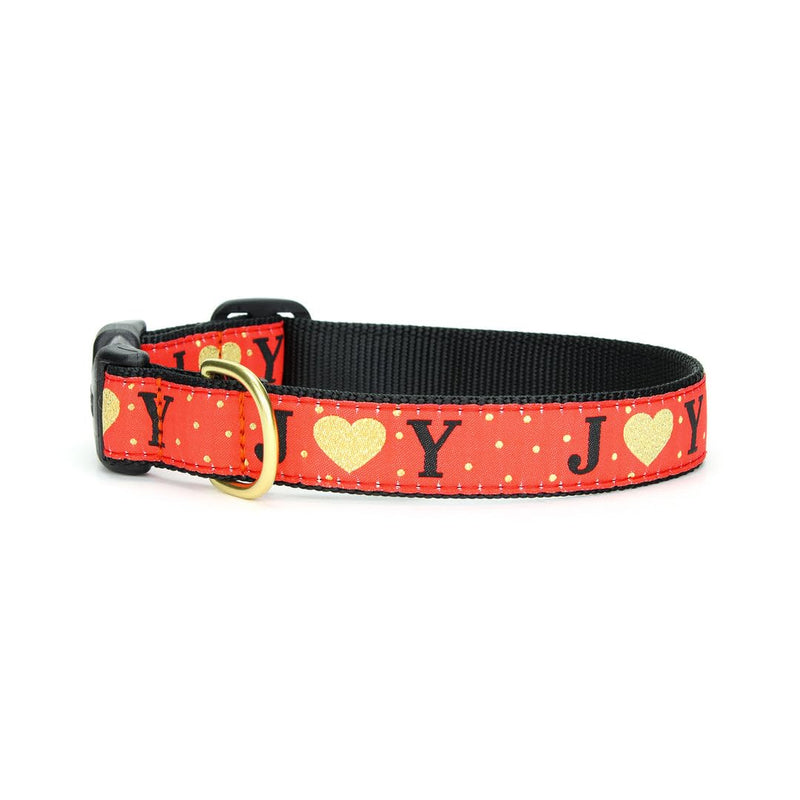Collar | Christmas Joy Small Narrow - fits necks 9"-15" - PawsPlanet Australia