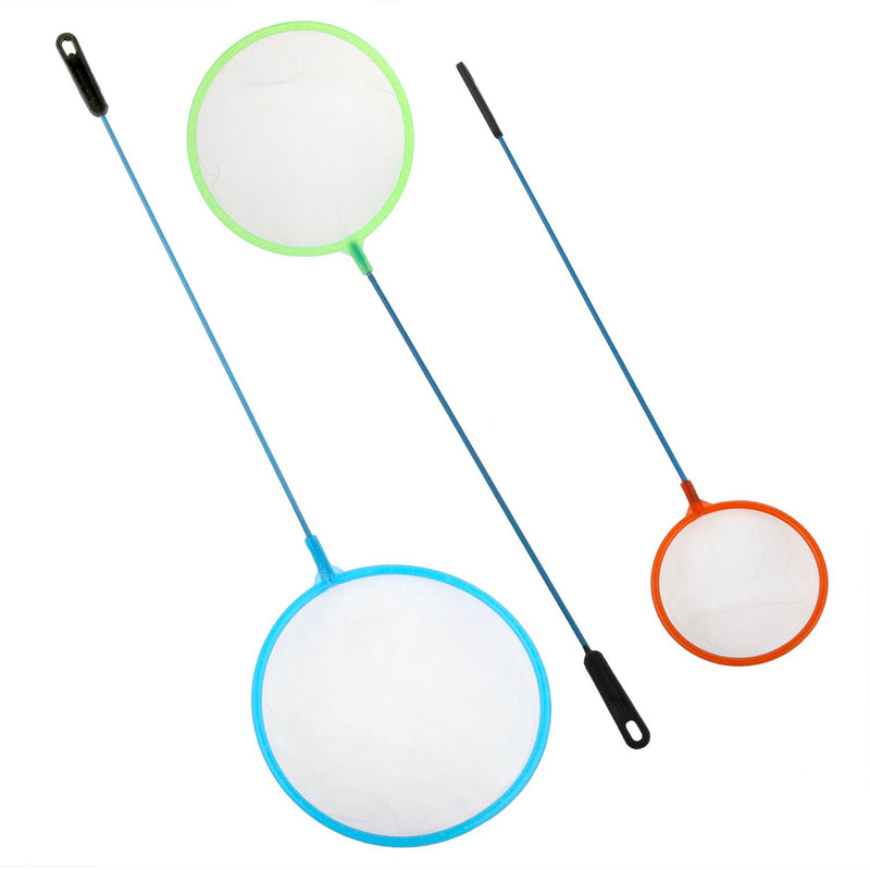 3-Piece Sets Aquarium Fish Net Mini Baby Bumper Shrimp Net Small Fish Fine Net Suitable for All Fish (Random Color) - PawsPlanet Australia