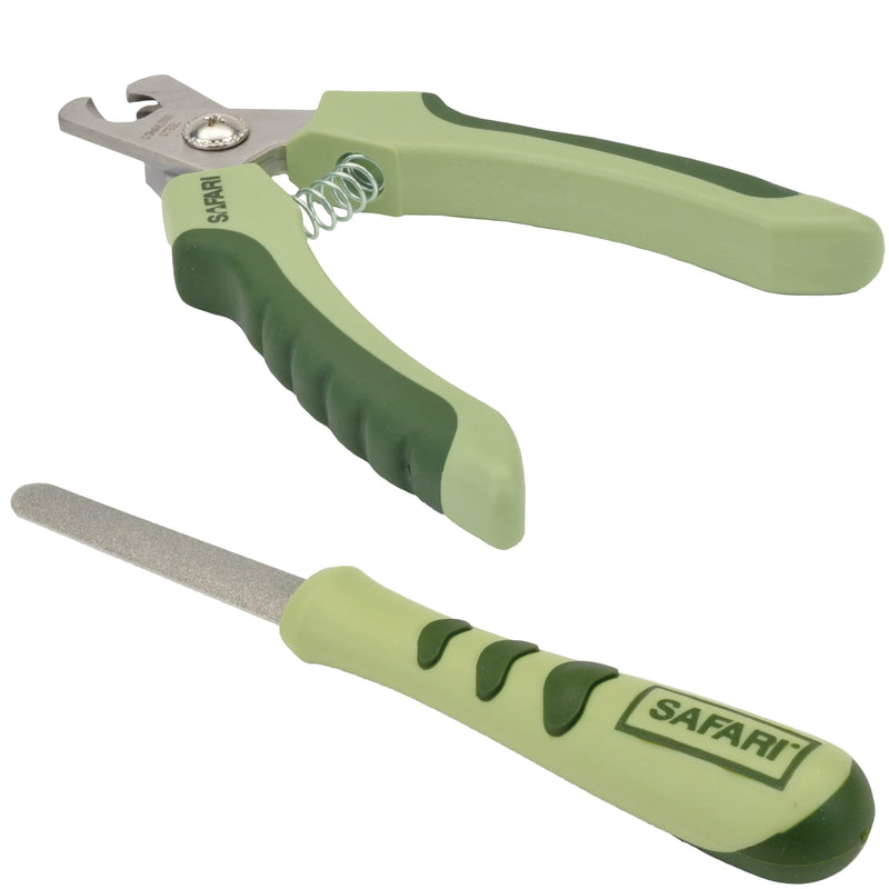 Coastal Pet - Safari Dog Diamond Nail File and Safari Professional Dog Nail Trimmer - Bundle - PawsPlanet Australia