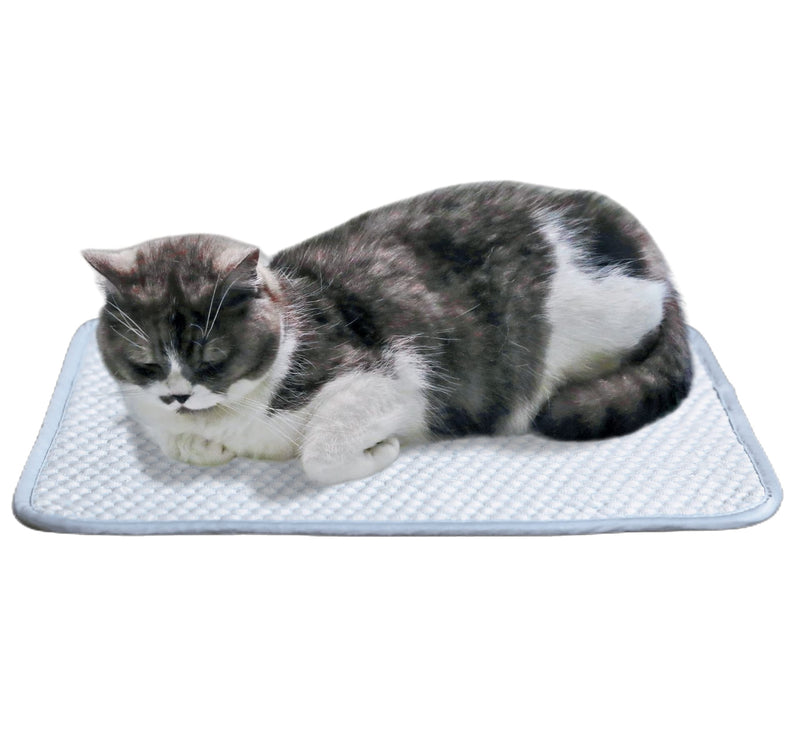 petfelix Pet Cooling Mat, Chew & Scratch Resistant QMAX>0.5 for Mini Dogs & Cats Up to 10 lbs, S 18''*14'' Machine Washable Non-Skid Portable Easy to Fold Crate Pad Small - 18 x 14 Inches - PawsPlanet Australia