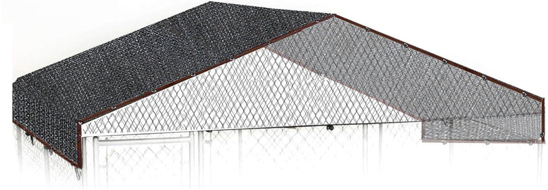 10 by 10 Feet Dog Kennel Cover Mesh Shade Panel with Grommets - Weather Guard Extra Large All Season Dog Run Cover & Roof - Fit for 10ft. X 10ft. Outdoor Cages and Large Pet 10x10Feet Black - PawsPlanet Australia