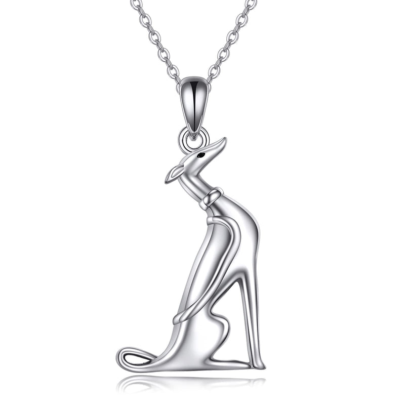 Animal Gifts Necklace 925 Sterling Silver Greyhounds/Spider/Longhorn/Goat/Sheep Pendant Necklace for Women Jewelry Gifts - PawsPlanet Australia