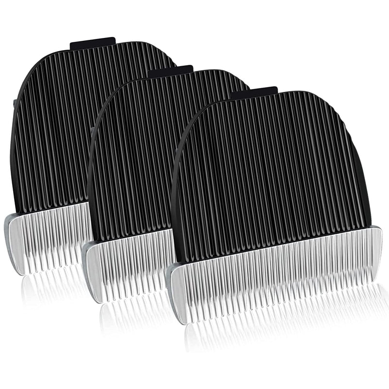 Audoc 3Pack Dog Grooming Clipper Blades Compatible with ONEISALL Dog Clippers，Low Noise Dog Clipper，Made of Stainless Steel Pet Clipper Blade 3pack,black - PawsPlanet Australia