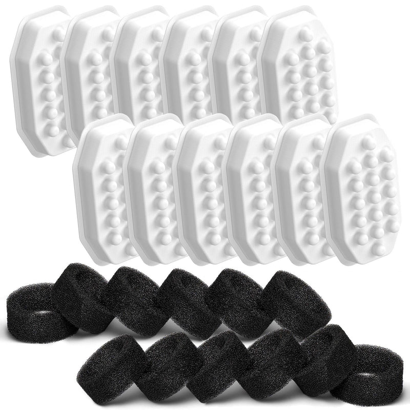 Official Cat Water Fountain Filters Replacement & Pre-Filter Sponges for 3.2L/108oz Automatic Pet Fountain Dog Water Fountain (12 Carbon Filter and 12 sponges) 12 Filters & Sponge - PawsPlanet Australia
