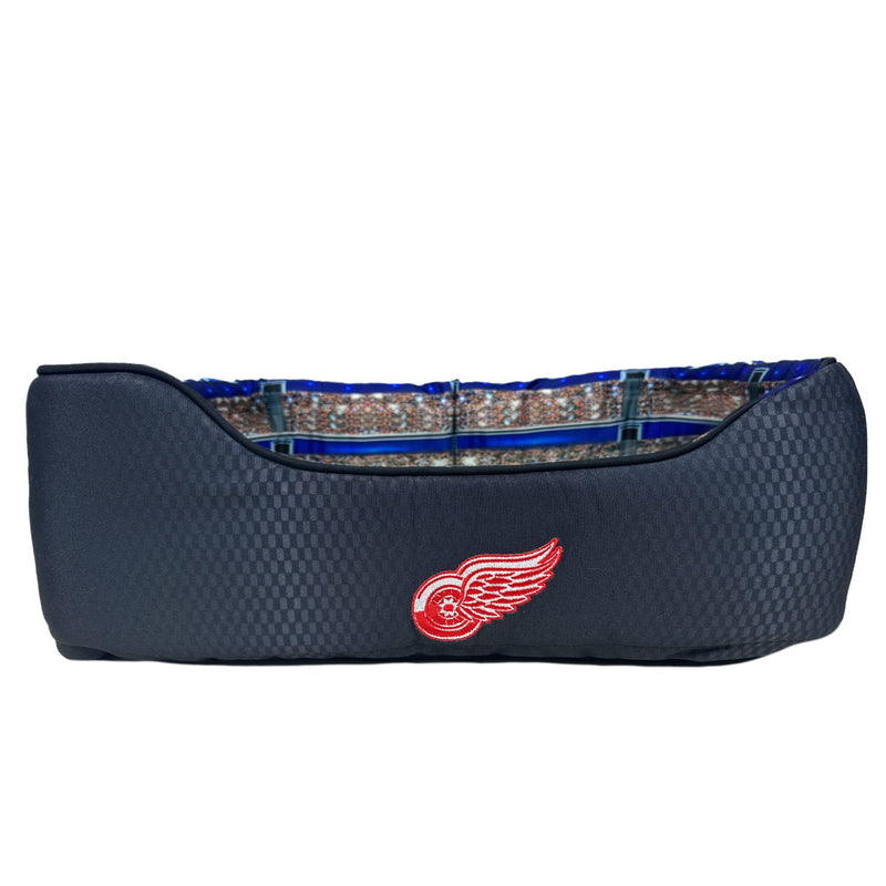 NHL Detroit Red Wings Stadium Dog Bed, Pet Pillow Bed for Dogs, Sporty Hockey Dog Bed and Lounge Cushion - PawsPlanet Australia