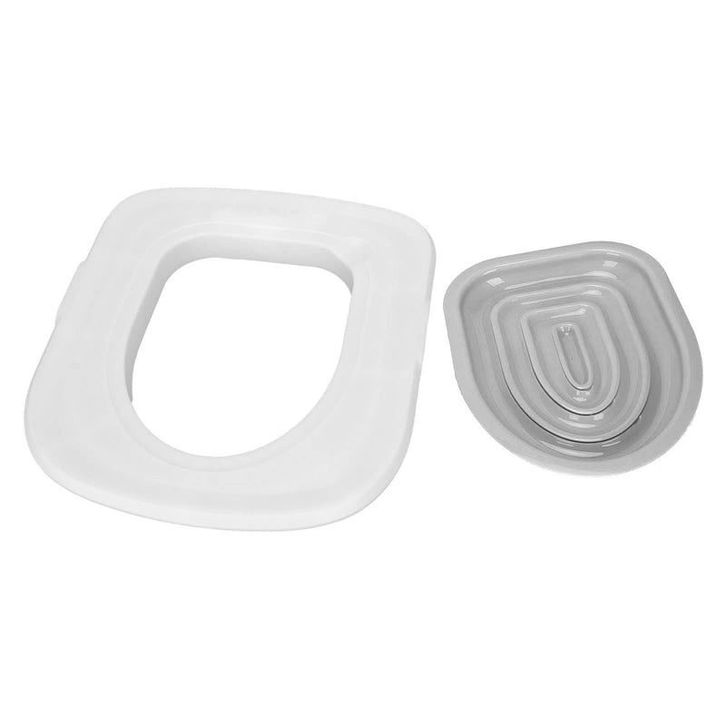 Cat Toilet Training Kit, Professional Universal Hygienic Pet Supply with Grey Tray for Puppy Small Pet White Tray, 1 Gray Inner Support - PawsPlanet Australia