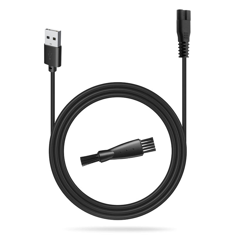 uijino HOLDOG Dog Clippers Charger, 5V USB Charging Cable for HOLDOG Cat Grooming Clippers, Charging Cord Line for Professional Heavy Duty Dog Grooming Clipper with Cleaning Brush, 3.3ft Power Cord 1 Pack - PawsPlanet Australia