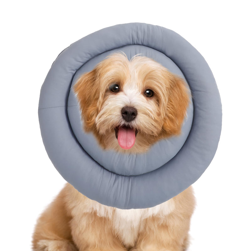 Soft Dog Cones for Small Dogs Waterproof Soft Elizabethan Donut Collar After Surgery, Adjustable Dogs Cats Recovery Collar Comfy Protective Cone Collar Anti-Licking Biting Wounds - PawsPlanet Australia