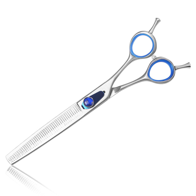 8'' Thinning Shears for Dogs Professional Dog Thinning Shears for Grooming, Japan 440C Stainless Steel Shears,Sharp, Fluffy Heavy Duty Blending Scissor for Pets 8 - PawsPlanet Australia