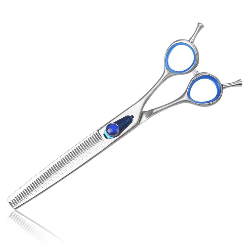 7.5'' Thinning Shears for Dogs Professional Dog Thinning Shears for Grooming, Japan 440C Stainless Steel Shears,Sharp, Fluffy Heavy Duty Blending Scissor for Pets 7.5 - PawsPlanet Australia