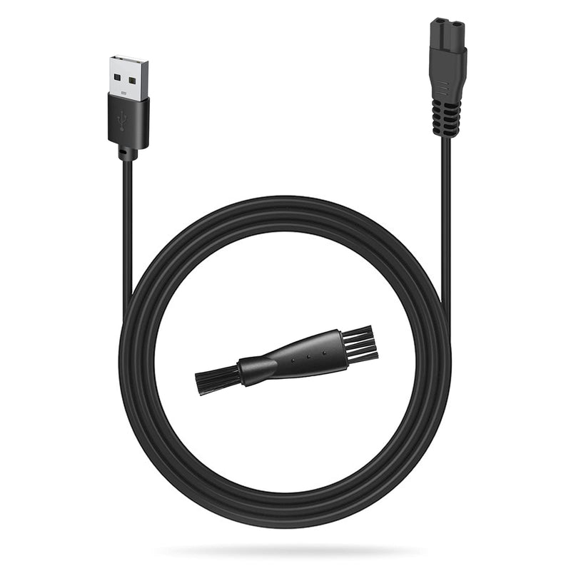 uijino Ceenwes Dog Clippers Charger Cord, 5V USB Charging Cord for CEENWES Cat Grooming Clippers, Replacement Charging Cable Line for Pet Hair Trimmers with Shaver Cleaning Brush, 3.3ft Power Cord 1 Pack - PawsPlanet Australia