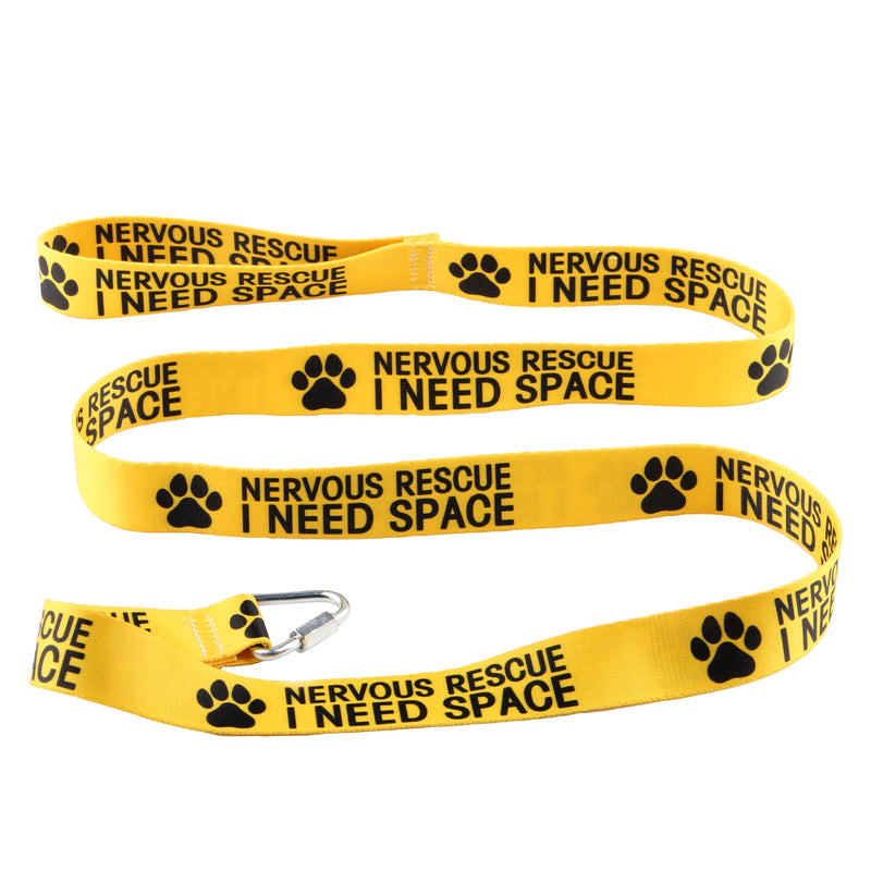 Funny Dog Leash Dog Nervous Rescue Space Leash Walking Training Dog Leashes Dog Owner Pet Lover Gift (Nervous Rescue-YE) Nervous Rescue-YE - PawsPlanet Australia