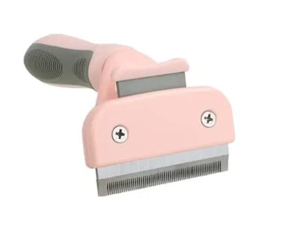 TopMed ETS Deshedding Tool For Dogs & Cats, Pet Grooming Brush For All Kind Of Pet Hair, Reduces Shedding Effectively Proven Grooming Tools for Dogs Cats and Other Animals (Small, Pink) Small - PawsPlanet Australia
