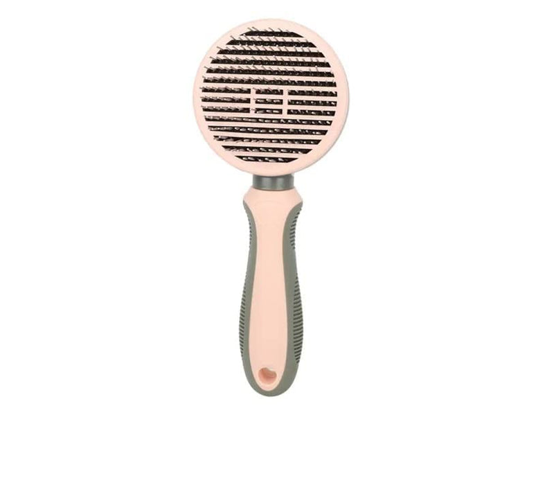 Pet Grooming Tool Needle Brush, Self Cleaning Slicker Brushes for Pet Grooming, Remove Undercoat, Proven Grooming Tools for Dogs Cats and Other Animals (Straight Needle - Pink) Straight Needle - Pink - PawsPlanet Australia