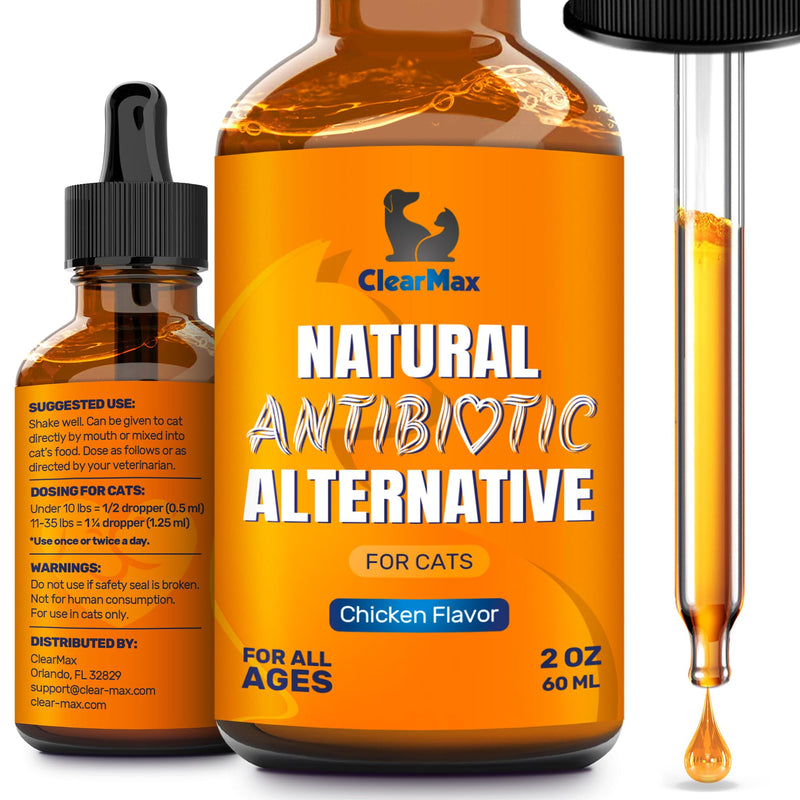 Antibiotics for Cats ◆ Cat Antibiotic ◆ Natural Antibiotics for Cats ◆ Cat Antibiotics ◆ Antibiotic for Cats ◆ Cat Multivitamin ◆ Pet Antibiotic ◆ 2 Oz 2 Fl Oz - PawsPlanet Australia