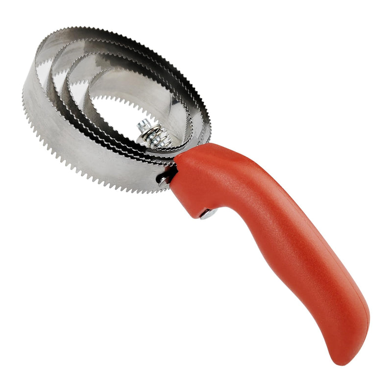 Reversible stainless steel curry comb. With Soft Touch Handle with Large Rubber Curry Comb, Multifunctional Stainless Steel Fine Tooth Comb, Pet Horse Grooming Comb for Dogs and Cats (Red) Red - PawsPlanet Australia