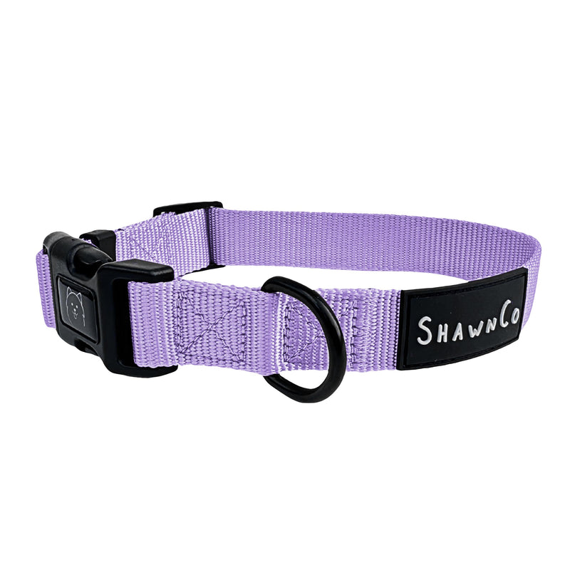 ShawnCo Dream Walk Dog Collar- Premium, Adjustable and Comfortable Pet Collar for Small, Medium, Large and Extra Large Dogs (L, ICY Lilac) L - PawsPlanet Australia