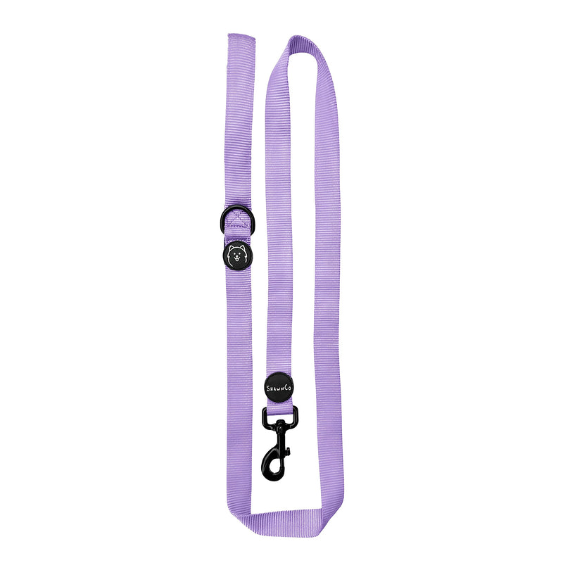 ShawnCo Dream Walk Dog Leash- Premium, Nylon Pet Leash with Soft Neoprene Handle for Small, Medium and Large Dogs (ICY Lilac, Medium/Large) Icy Lilac - PawsPlanet Australia