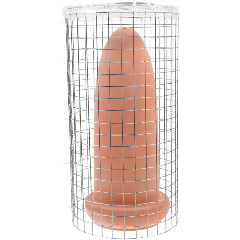 spawning Bucket Pottery Clay Cone Discus Cone Angel Fish Slate Angelfish breeding Slate Discus breeding Cone Fish Spawning Barrels mop Ceramics 23X11X11CM - PawsPlanet Australia