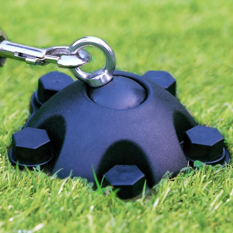 360° Swivel Dog Tie Out Anchor Stake with 5 Screw Anchors - Holds 1200lbs, Great for Dogs Up to 150lbs - Yard Leash and Anchor with Lifetime Replacement stake without cable - PawsPlanet Australia