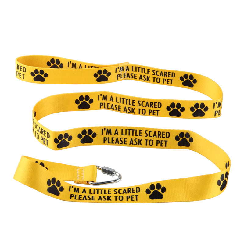 Funny Dog Leash I'M A Little Scared Please Ask to Pet Dog Leash Walking Training Dog Leashes Dog Owner Pet Lover Gift (I'm a Little Scared-YE) I'm a Little Scared-YE - PawsPlanet Australia