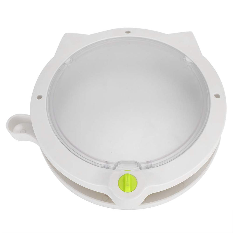 Cat Doors Cats Shape Door Pet Supplies 4 Way Locking Cat Flap In/Out Freely Rotate Switch Cat Door Interior Doors White - PawsPlanet Australia