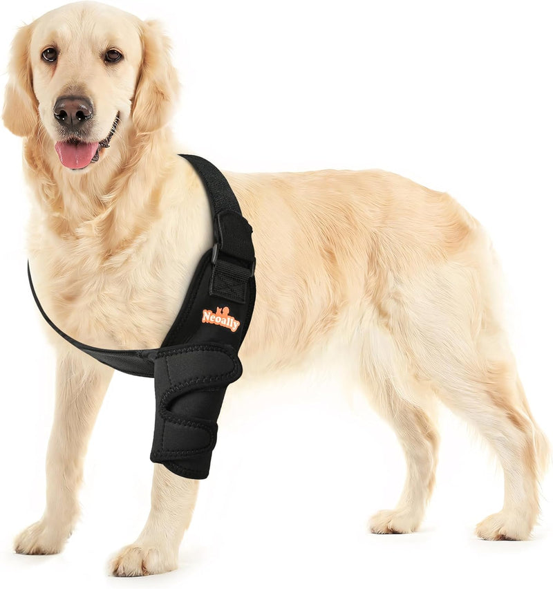 Dog Elbow Braces for Offers Elbow Support and Protection, Brace for Elbow Arthritis, Hygroma, Dysplasia, Shoulder Dislocation, Elbow Wound Healing, et - (Left Leg,M) Left Leg Medium - PawsPlanet Australia