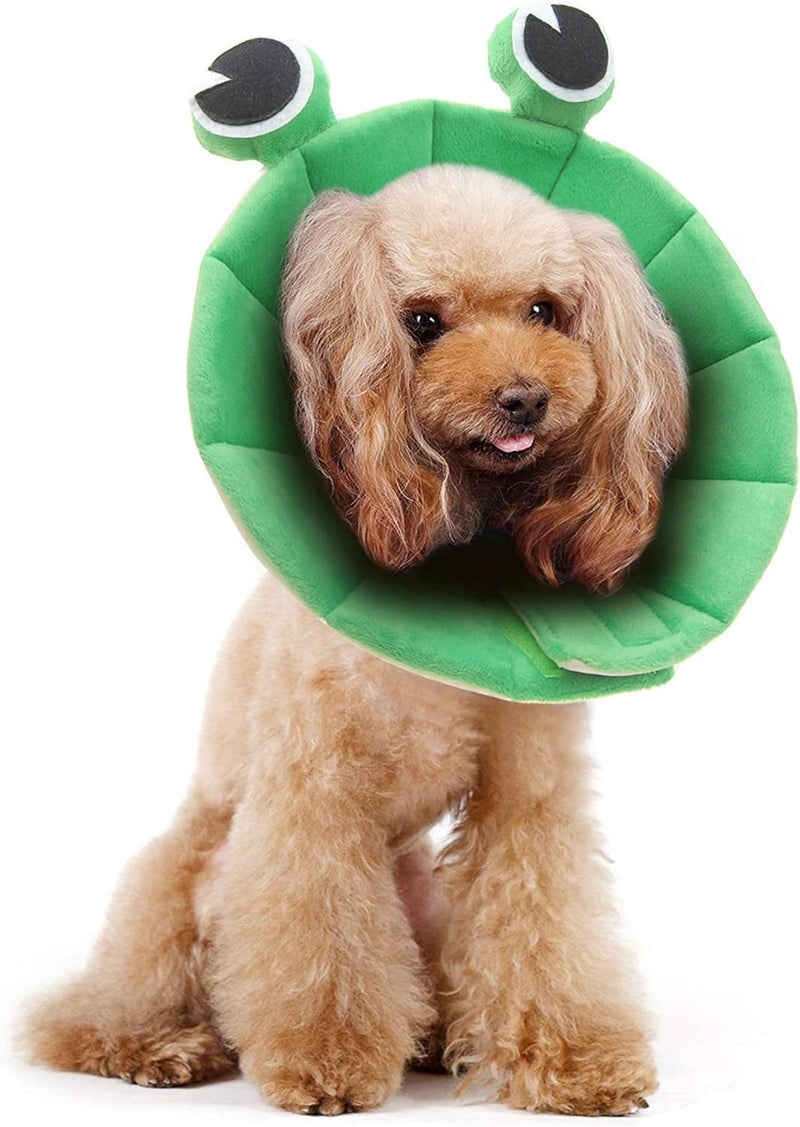 Dog Cone, Pet Recovery Collar Comfy Pet Cone Collar Protective Collar for After Surgery Lick Wound Healing Flexible Cone for Dogs After Surgery (XL) Green - PawsPlanet Australia